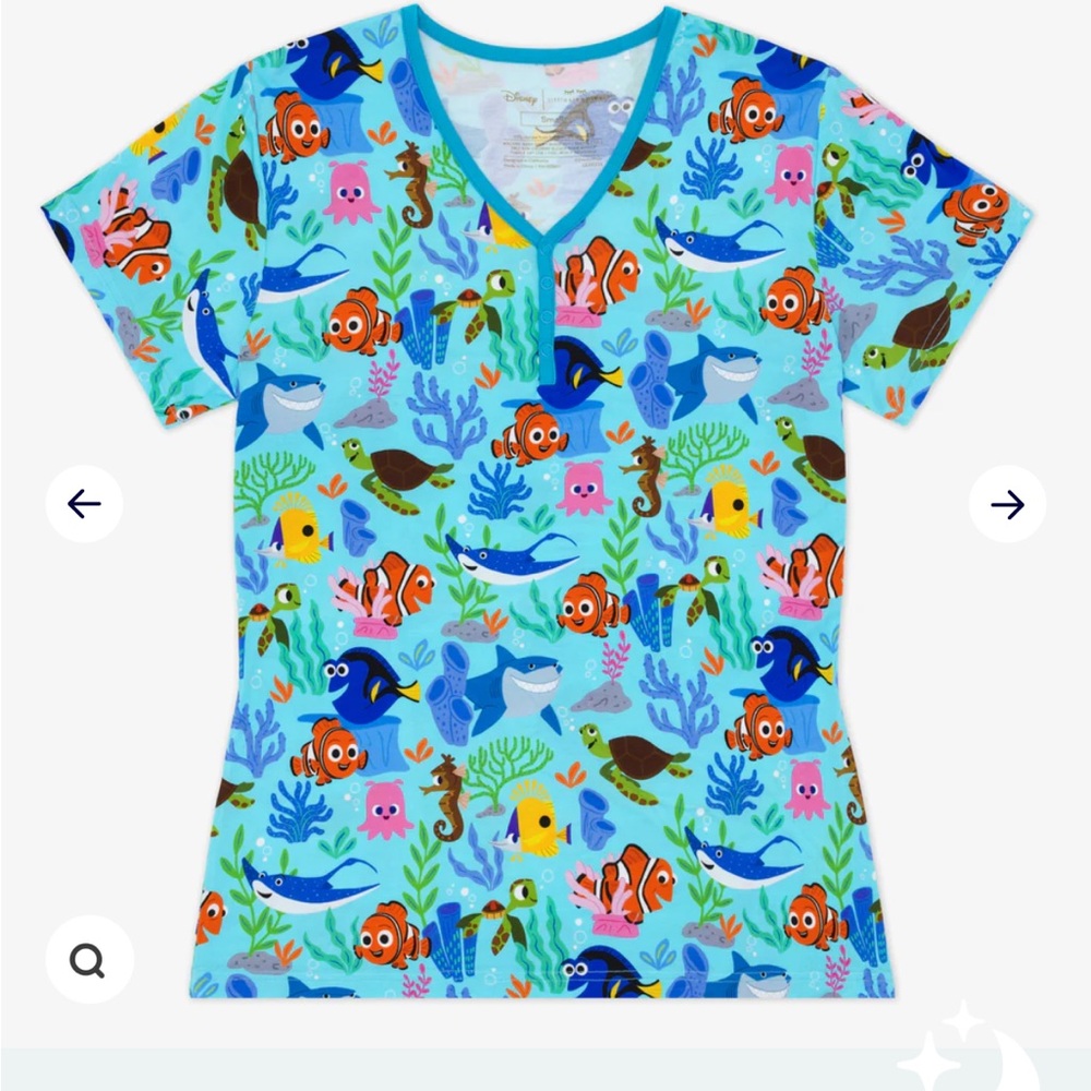 Little sleepies Nemo women’s large pajama top